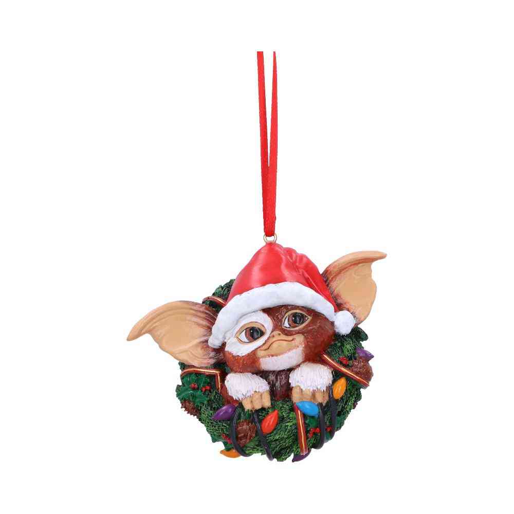 Nemesis Now Gremlins - Gizmo in Wreath Boule de Noël - Multicolore